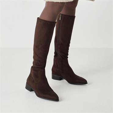 TAMARIS 25540 KNEE HIGH BOOT - BROWN SUEDE